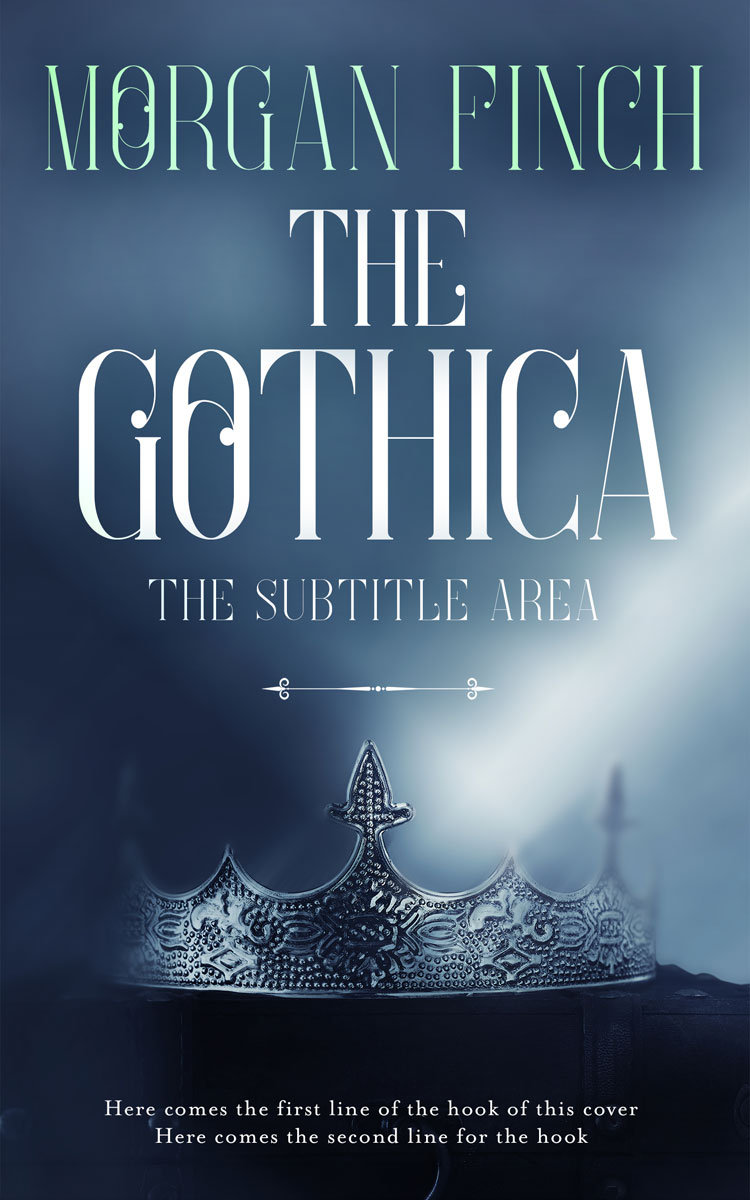2D view of Premade Fantasy Book Cover - Fiord