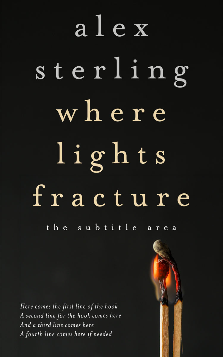2D view of Premade Mystery & Thriller & Suspense Book Cover - Log Cabin #36563 | BookCoverZone