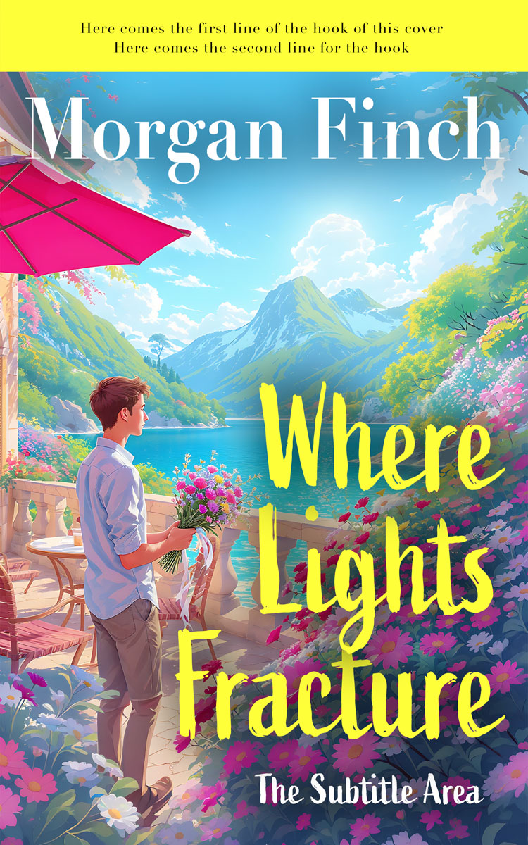 2D view of Premade Romance Book Cover - Bali Hai