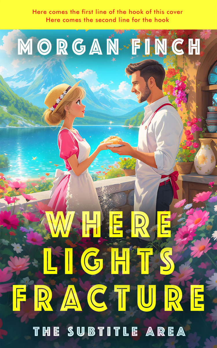 2D view of Premade Romance Book Cover - Tacha