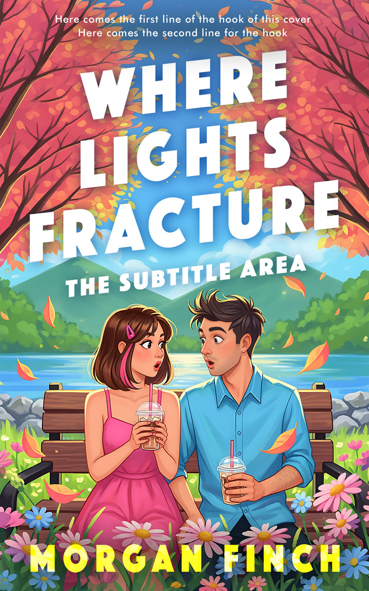 2D view of Premade Teen & Young Adult Book Cover - Japonica #36609 | BookCoverZone