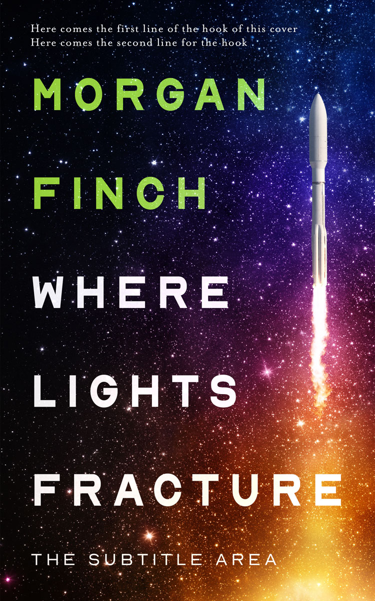 2D view of Premade Science Fiction Book Cover - Whiskey