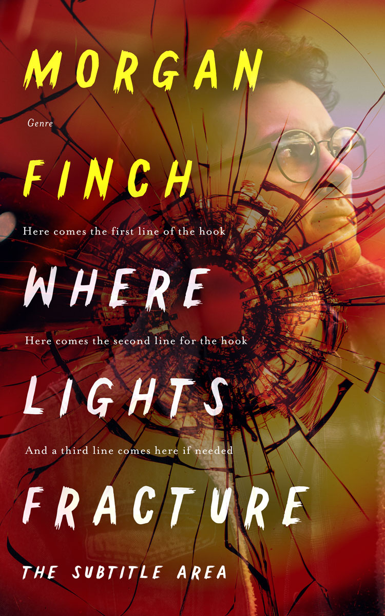 2D view of Premade Mystery & Thriller & Suspense Book Cover - Mocha #36638 | BookCoverZone
