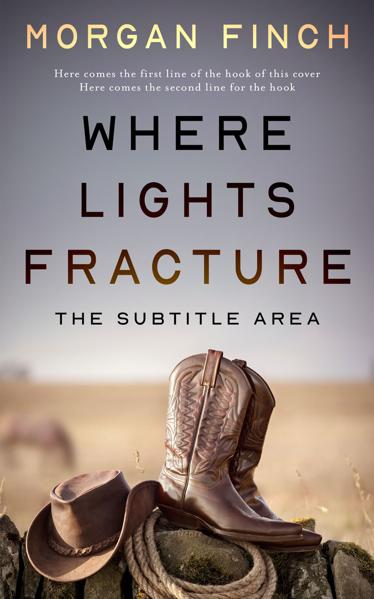 2D view of Premade Western Book Cover - Venus #36647 | BookCoverZone*