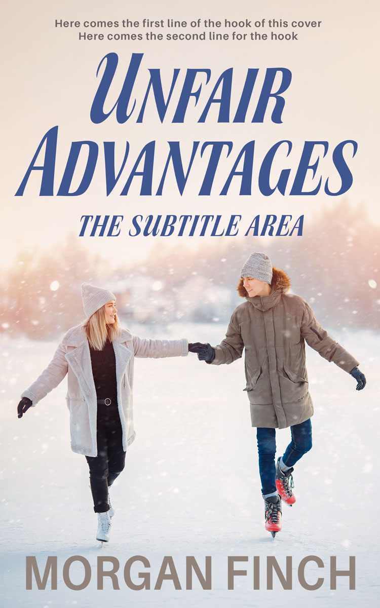 2D view of Premade Romance Book Cover - Ebb #36659 | BookCoverZone*