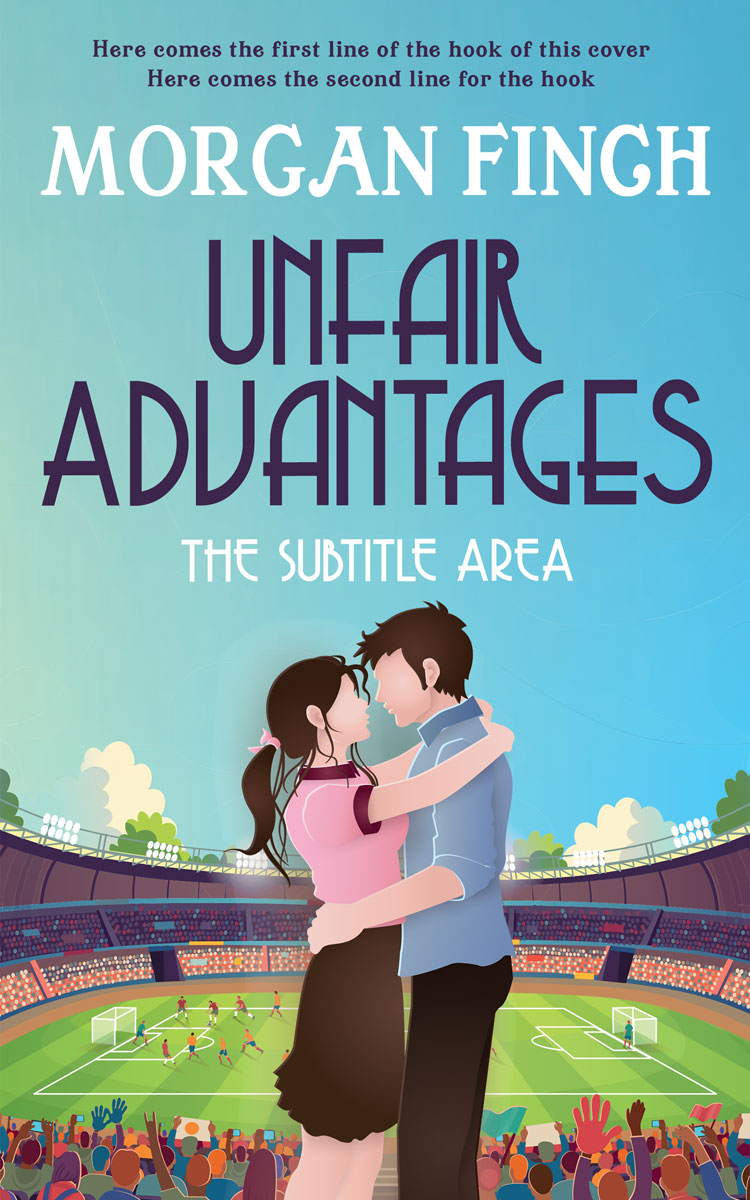 2D view of Premade Romance Book Cover - Half Baked #36665 | BookCoverZone*