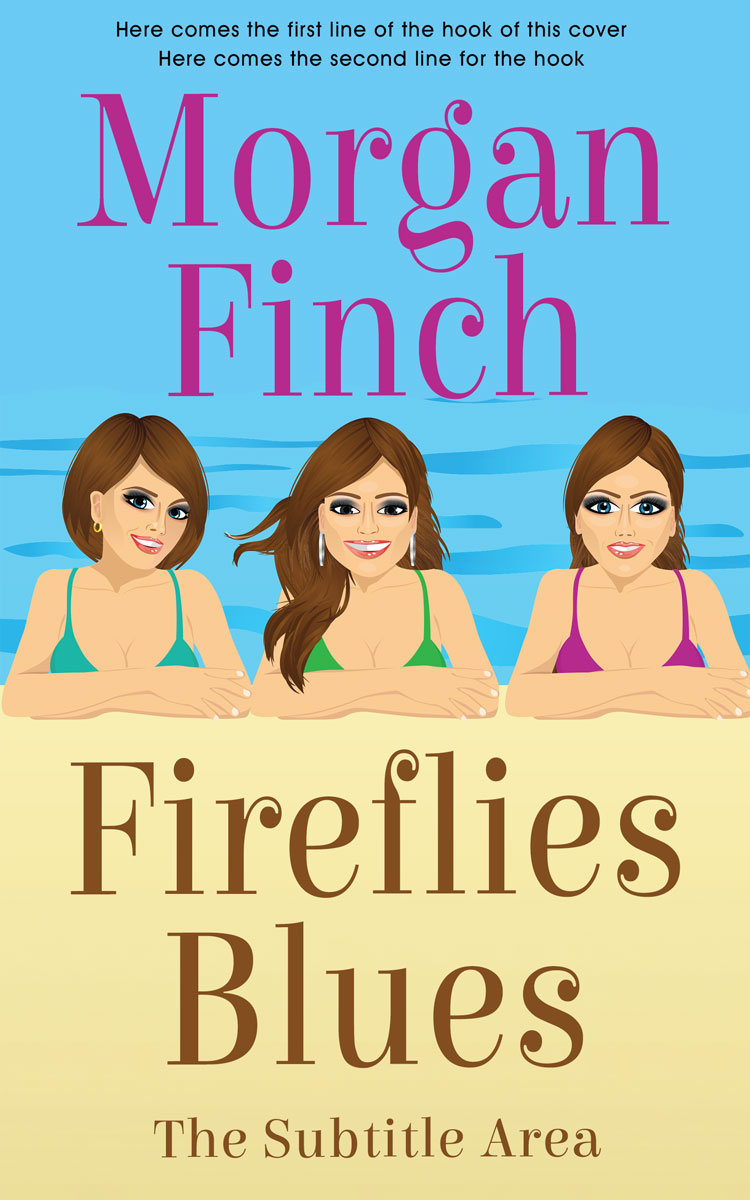 2D view of Premade Chick Lit Book Cover - Gum Leaf #36686 | BookCoverZone