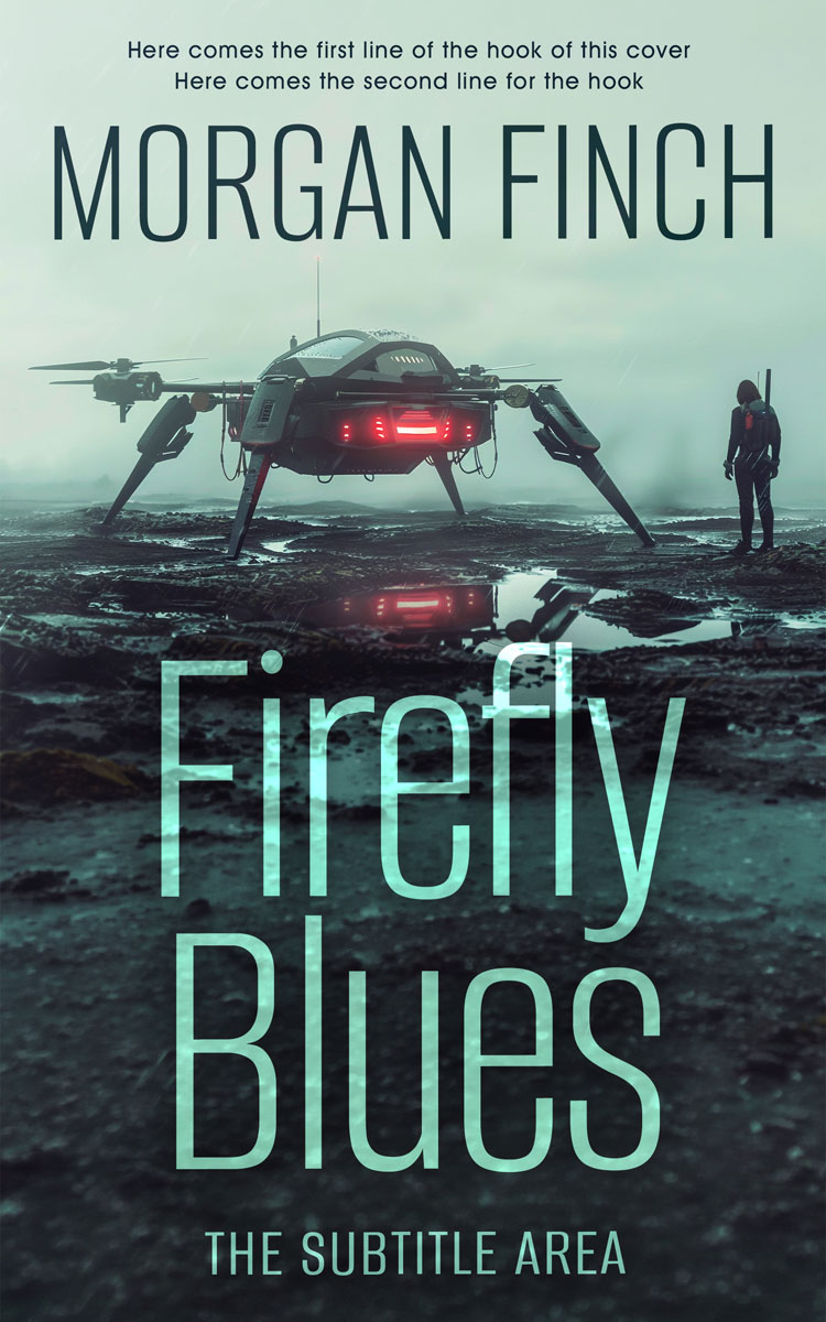 2D view of Premade Science Fiction Book Cover - Sea Mist #36717 | BookCoverZone*