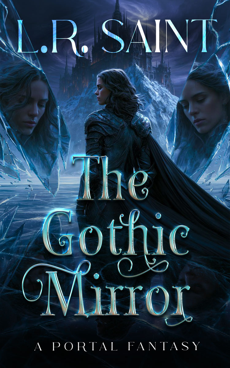 2D view of Premade Fantasy Book Cover - Ebony #36755 | BookCoverZone*