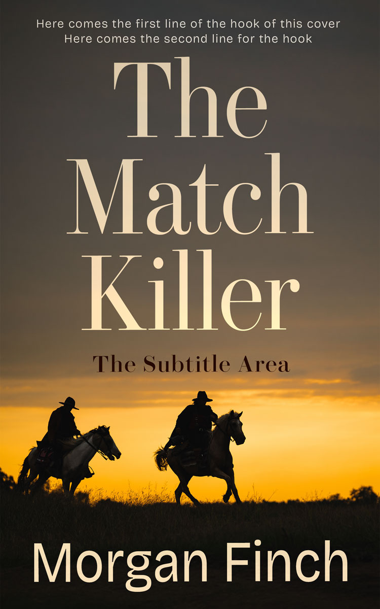 2D view of Premade Western Book Cover - Armadillo #36760 | BookCoverZone*