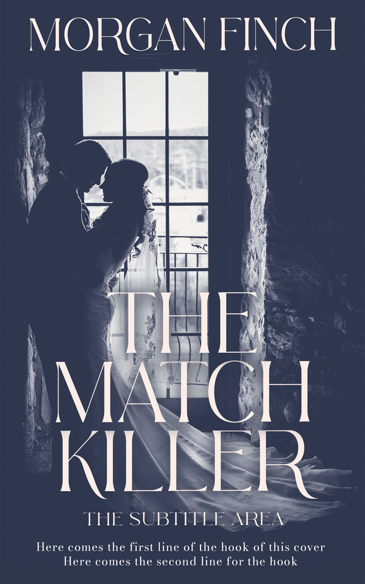 2D view of Premade Mystery & Thriller & Suspense Book Cover - Oxford Blue #36769 | BookCoverZone*