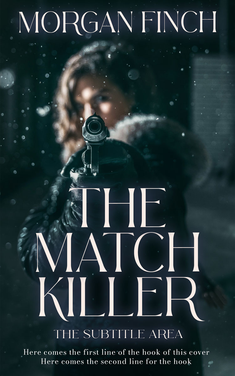 2D view of Premade Mystery & Thriller & Suspense Book Cover - Timber Green #36793 | BookCoverZone