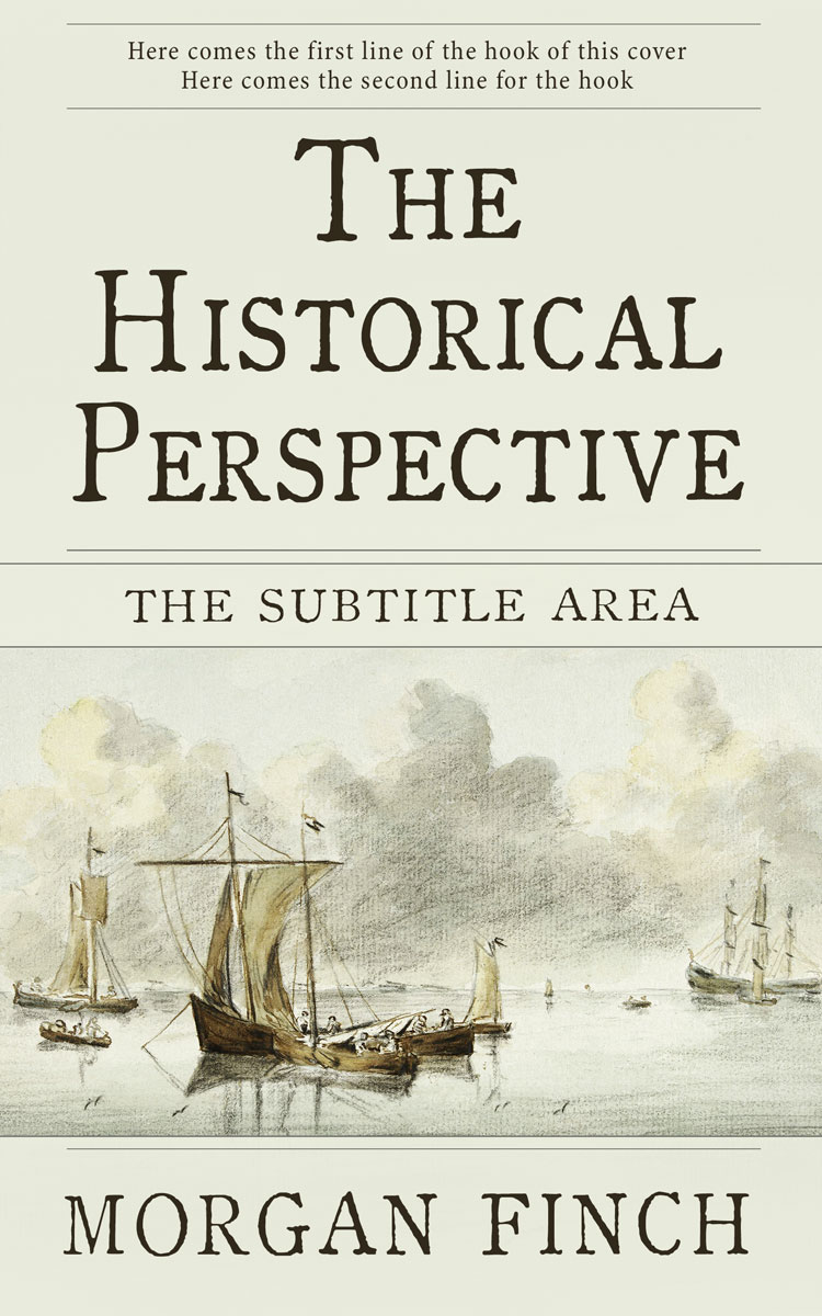 2D view of Premade History Book Cover - Satin Linen #36800 | BookCoverZone*