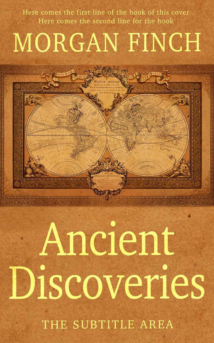2D view of Premade History Book Cover - Copper #36811 | BookCoverZone*