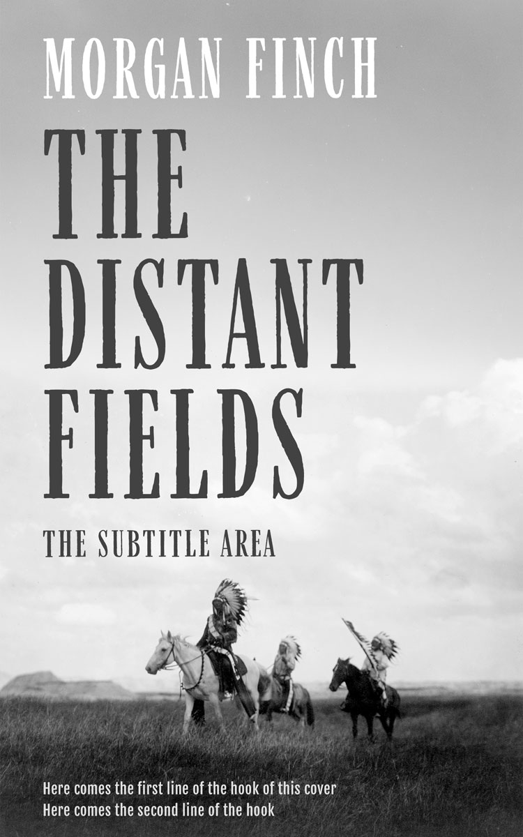 2D view of Premade Western Book Cover - Alto #36840 | BookCoverZone