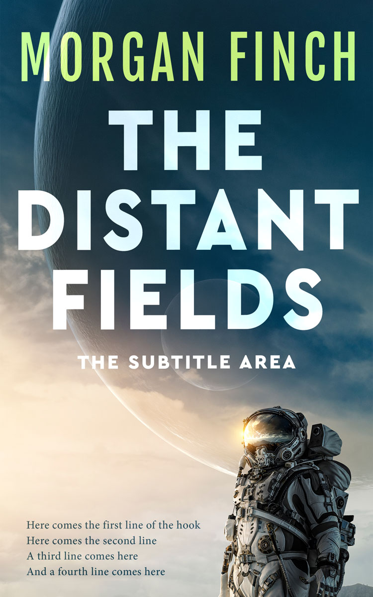 2D view of Premade Science Fiction Book Cover - Satin Linen #36869 | BookCoverZone*