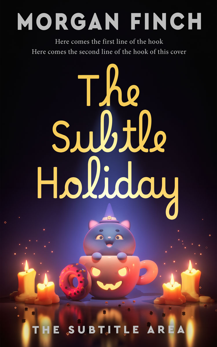 2D view of Premade Children's Book Cover - Whiskey #36875 | BookCoverZone*