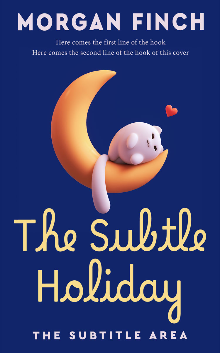 2D view of Premade Children's Book Cover - Lucky Point #36876 | BookCoverZone*