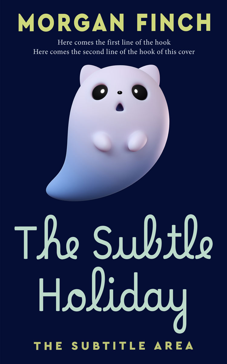 2D view of Premade Children's Book Cover - Submarine #36882 | BookCoverZone*