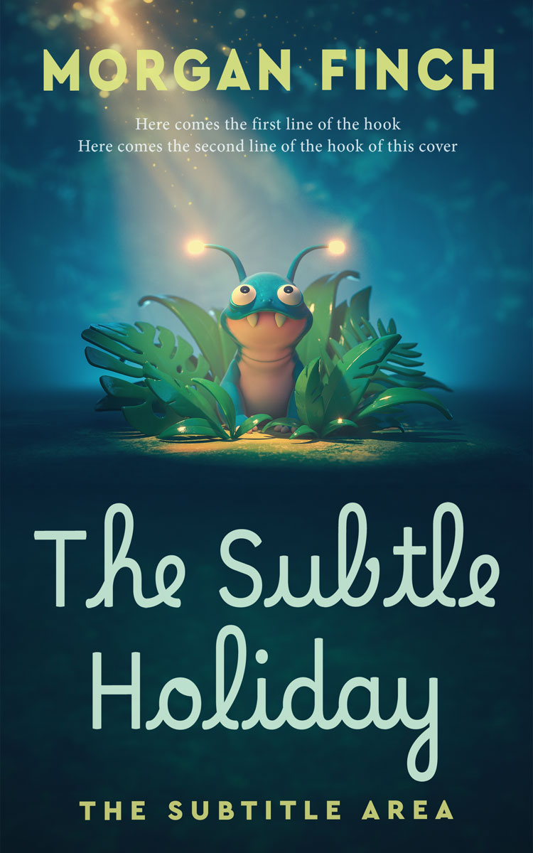 2D view of Premade Children's Book Cover - Elephant #36884 | BookCoverZone*