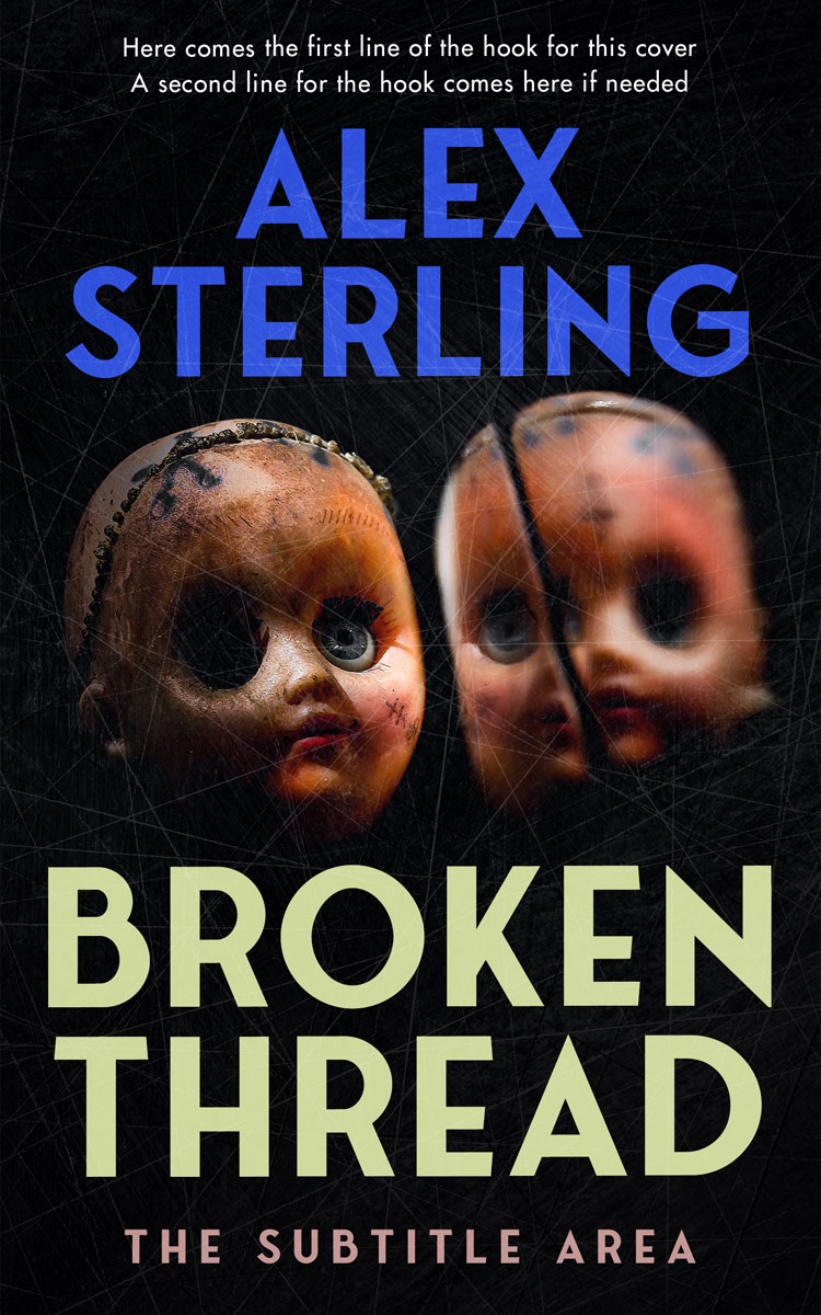 2D view of Premade Horror Book Cover - Sorrell Brown #36940 | BookCoverZone
