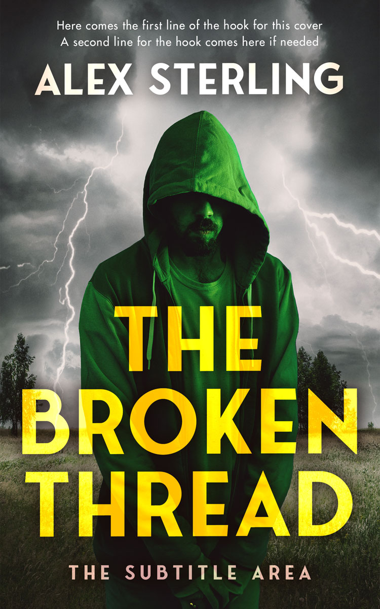 2D view of Premade Mystery & Thriller & Suspense Book Cover - Chenin #36941 | BookCoverZone