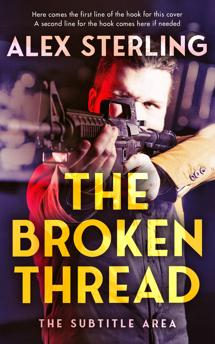 2D view of Premade Mystery & Thriller & Suspense Book Cover - Rob Roy #36942 | BookCoverZone