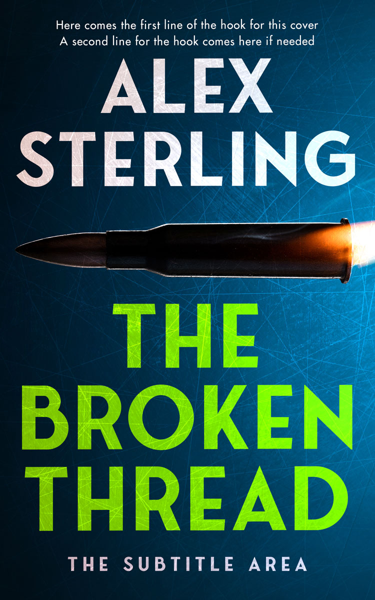 2D view of Premade Mystery & Thriller & Suspense Book Cover - Tiber #36946 | BookCoverZone
