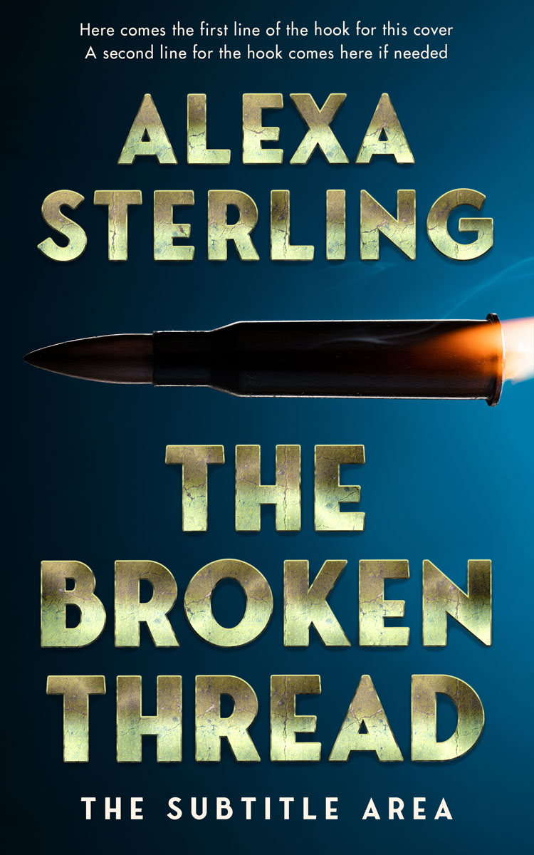 2D view of Premade Mystery & Thriller & Suspense Book Cover - Indian Khaki #36954 | BookCoverZone*
