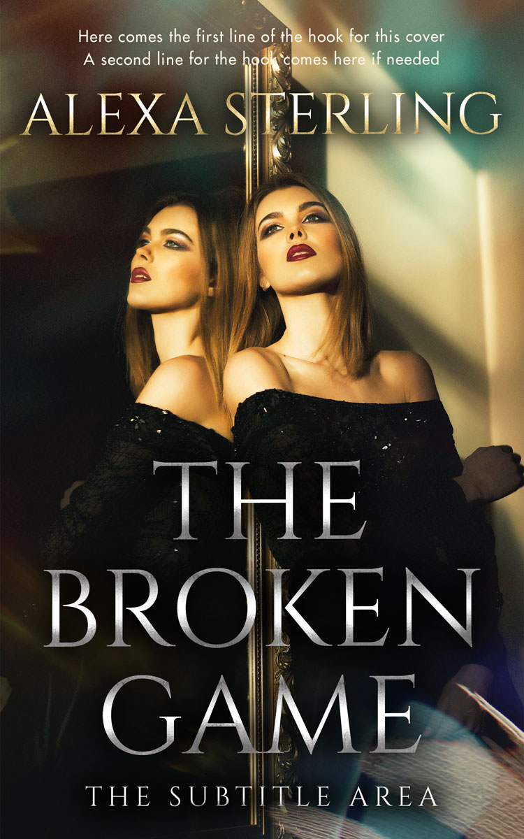 2D view of Premade Mystery & Thriller & Suspense Book Cover - Tan #36972 | BookCoverZone
