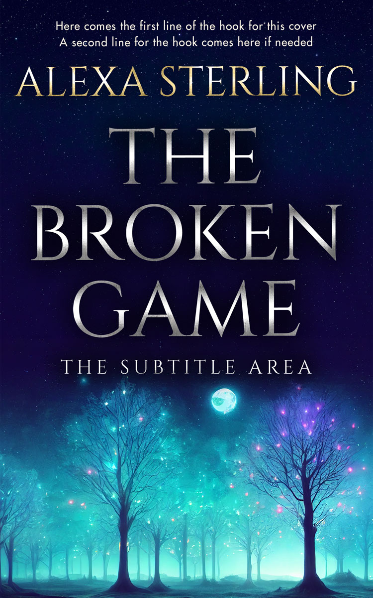 2D view of Premade Fantasy Book Cover - Haiti #36980 | BookCoverZone
