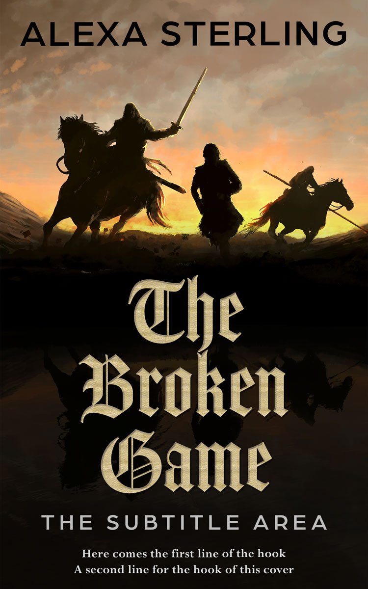 2D view of Premade Fantasy Book Cover - Oil #36999 | BookCoverZone
