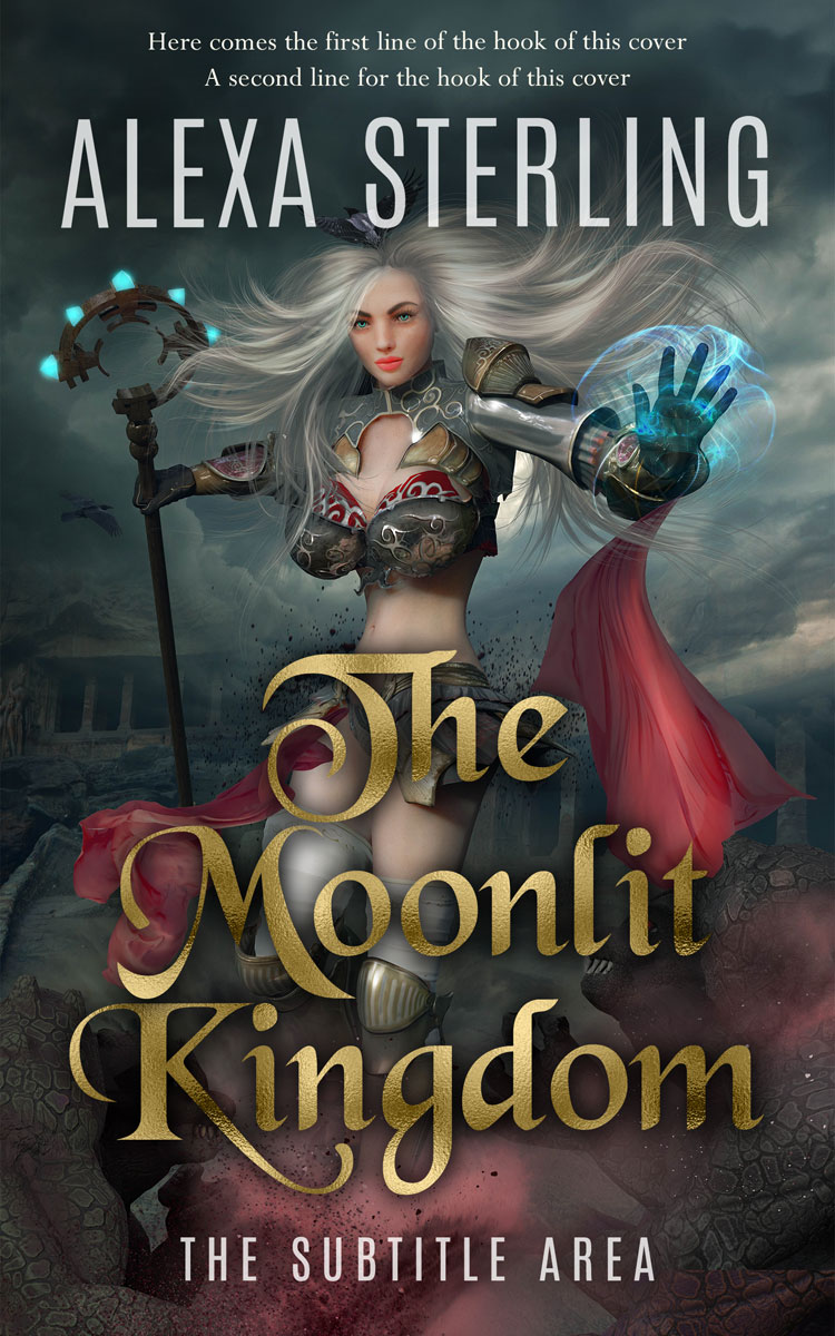2D view of Premade Fantasy Book Cover - Cape Cod #37009 | BookCoverZone*
