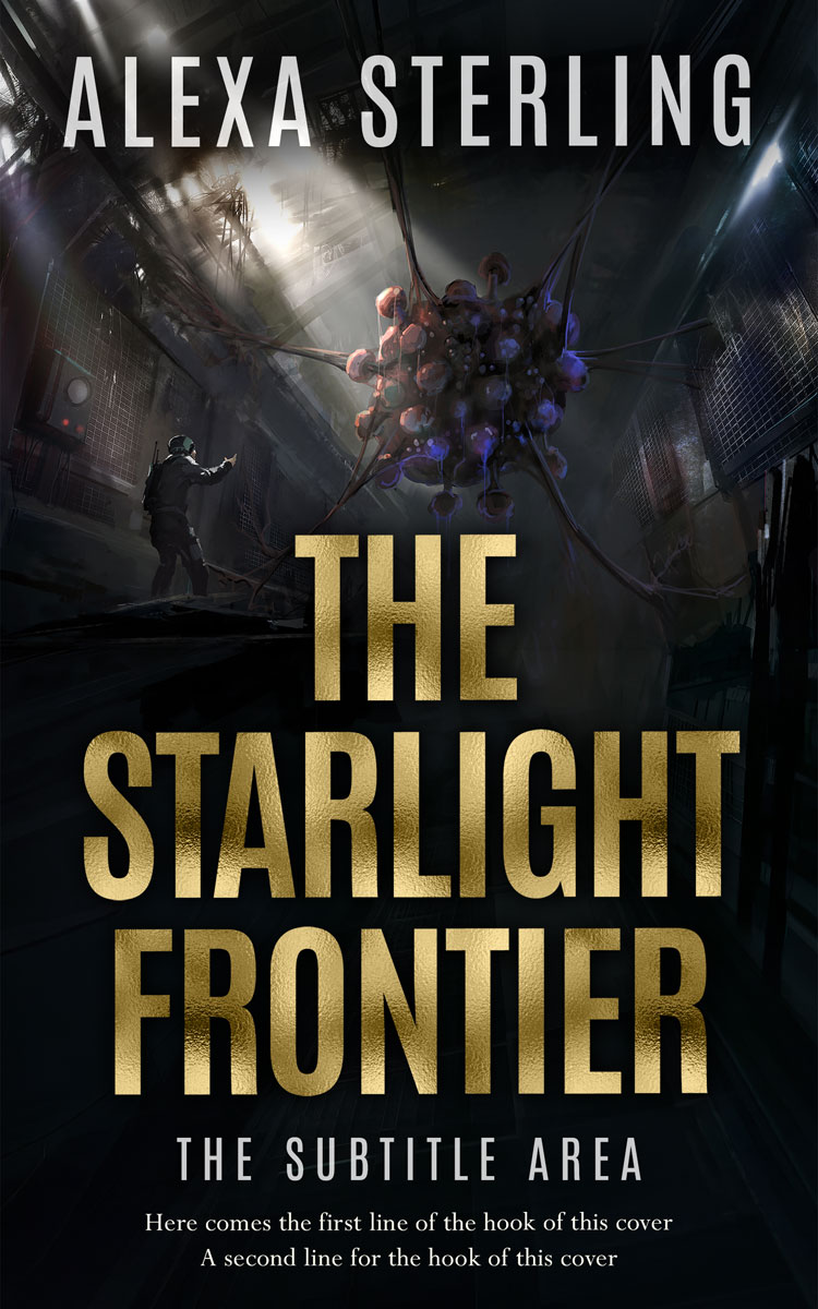 2D view of Premade Science Fiction Book Cover - Mongoose #37039 | BookCoverZone*