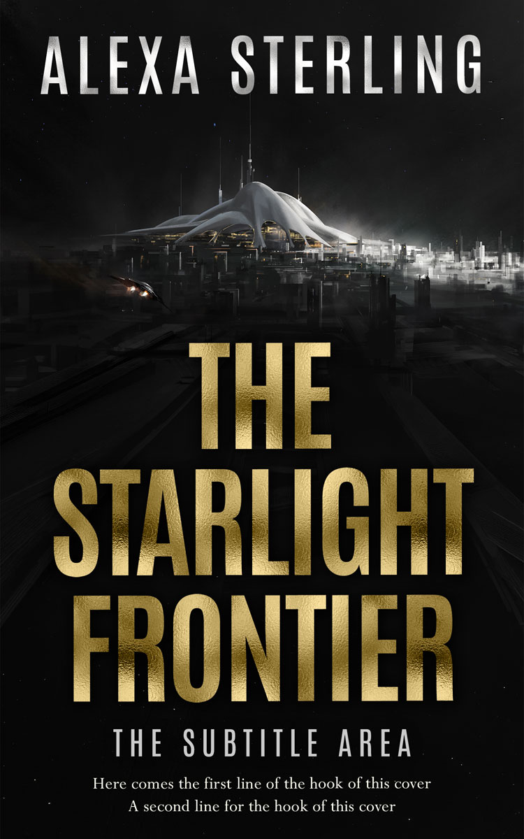 2D view of Premade Science Fiction Book Cover - Cod Gray #37040 | BookCoverZone*