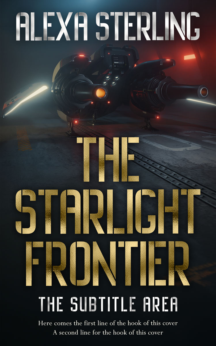 2D view of Premade Science Fiction Book Cover - Shark #37047 | BookCoverZone*