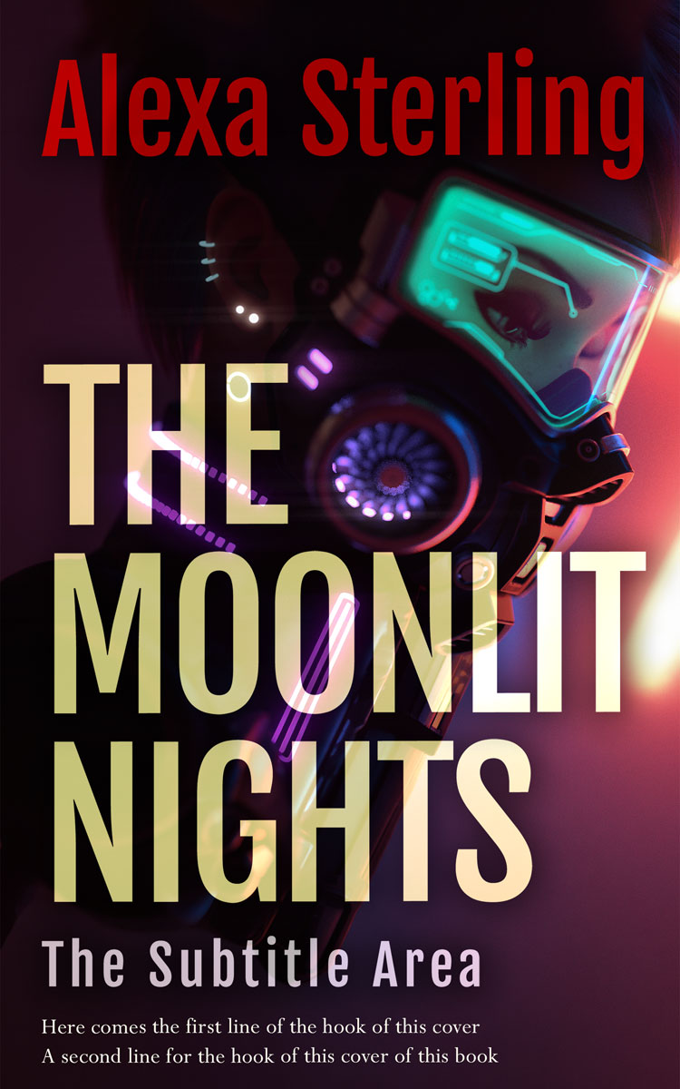 2D view of Premade Science Fiction Book Cover - Tan #37056 | BookCoverZone*