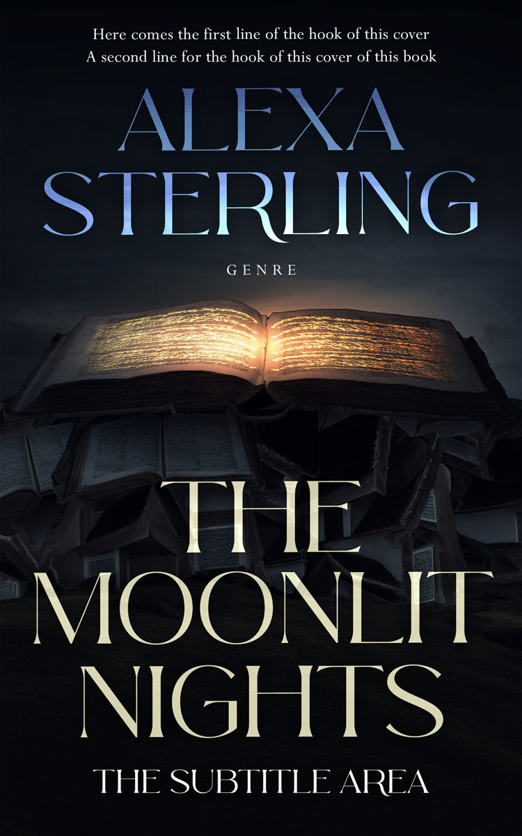 2D view of Premade Fantasy Book Cover - Woodsmoke #37072 | BookCoverZone*