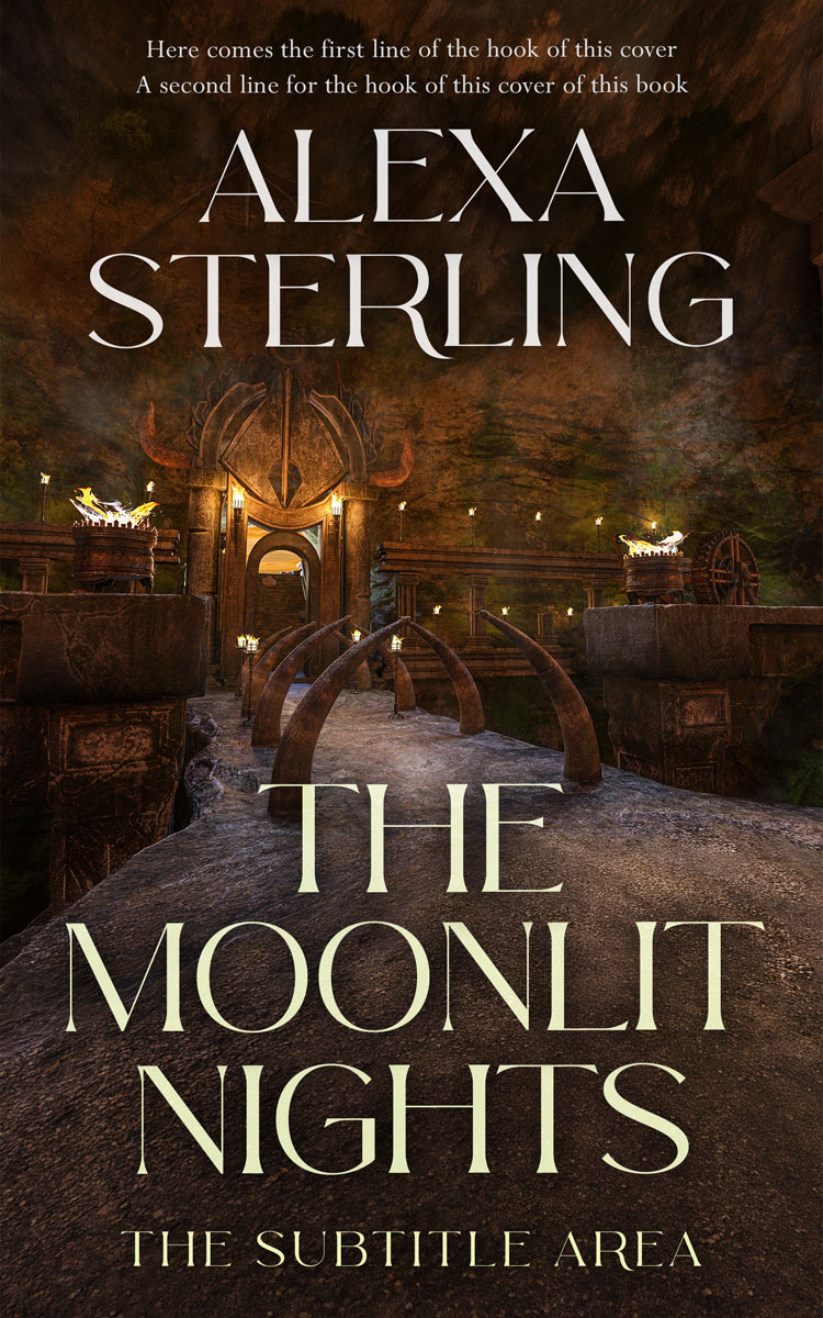 2D view of Premade Fantasy Book Cover - Eclipse #37079 | BookCoverZone*