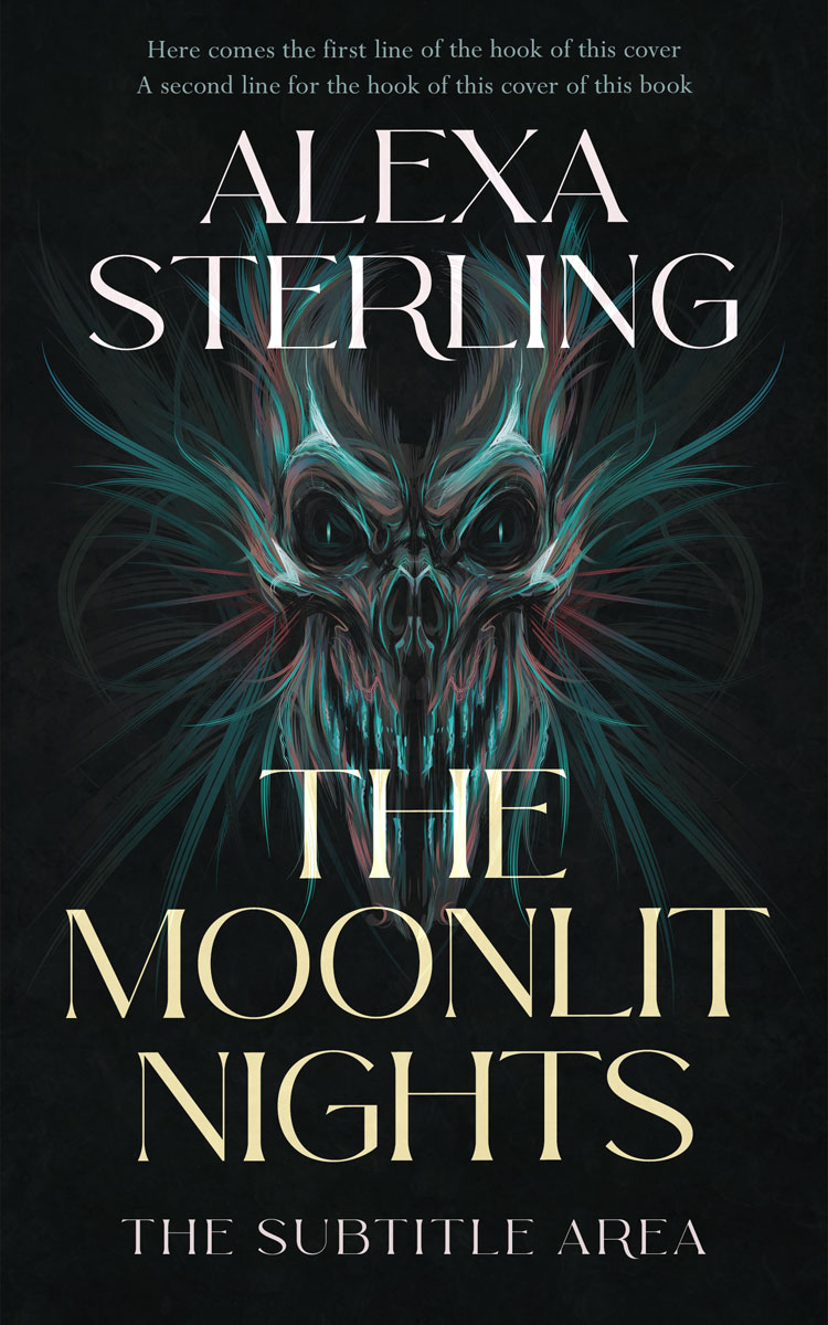 2D view of Premade Horror Book Cover - Woodsmoke #37085 | BookCoverZone*