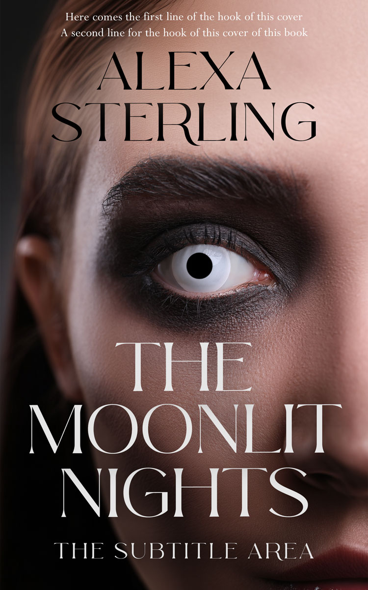 2D view of Premade Horror Book Cover - Clam Shell #37089 | BookCoverZone*