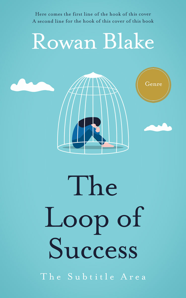2D view of Premade Self-Improvement & Self-Help Book Cover - Downy #37244 | BookCoverZone