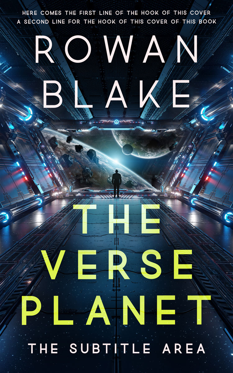 2D view of Premade Science Fiction Book Cover - Big Stone #37279 | BookCoverZone