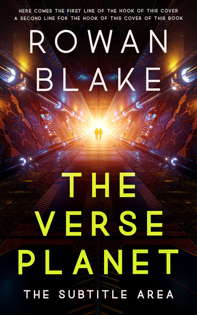 2D view of Premade Science Fiction Book Cover - Whiskey #37280 | BookCoverZone
