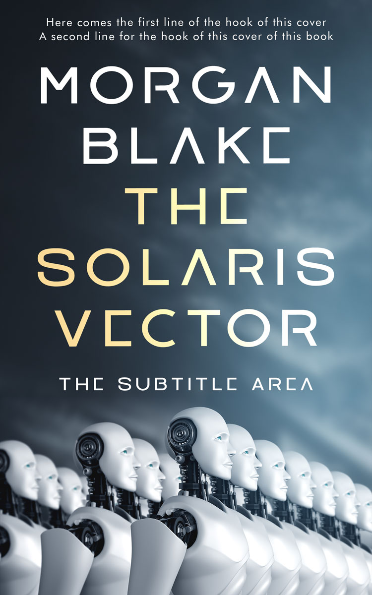 2D view of Premade Science Fiction Book Cover - Ebony Clay #37291 | BookCoverZone
