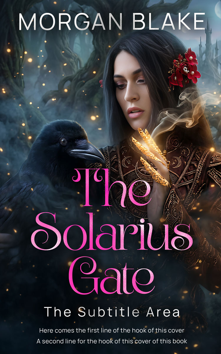2D view of Premade Fantasy Book Cover - Shark #37332 | BookCoverZone