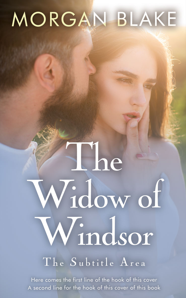 2D view of Premade Romance Book Cover - Spun Pearl #37337 | BookCoverZone
