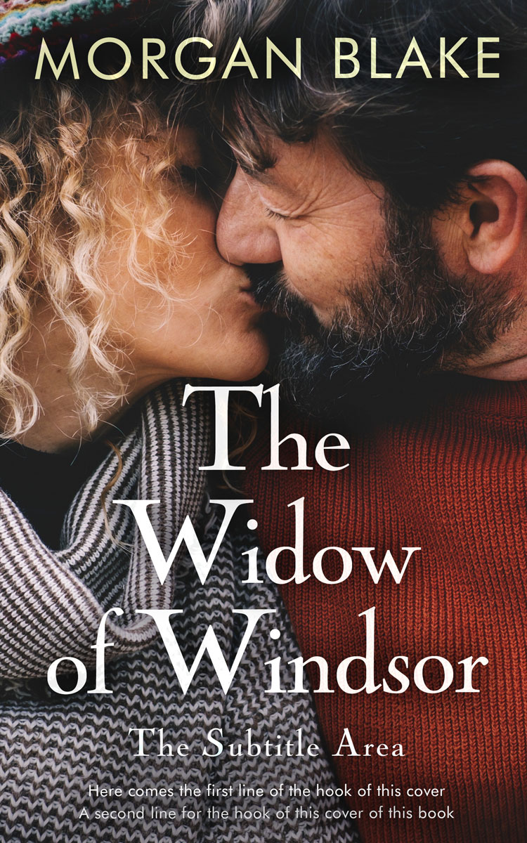 2D view of Premade Romance Book Cover - Cocoa Brown #37346 | BookCoverZone*
