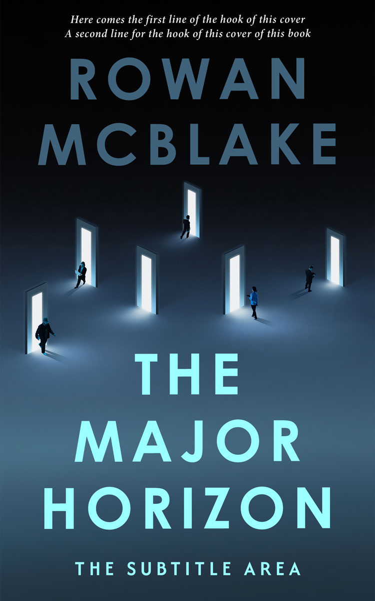 2D view of Premade Business Book Cover - Mirage #37367 | BookCoverZone