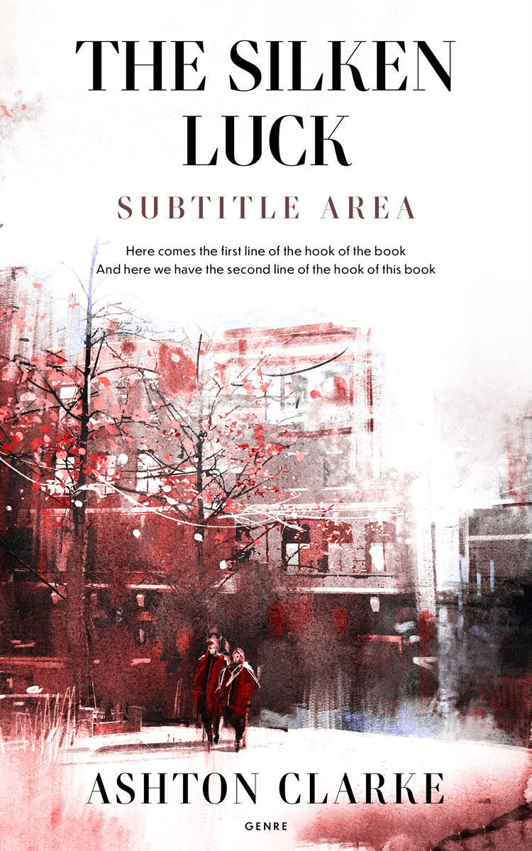 2D view of Premade Romance Book Cover - Dust Storm